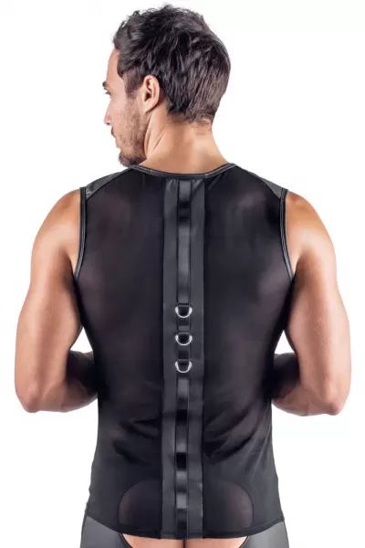 Svenjoyment Bondage Men's Shirt and Cuffs 3XL seksualūs vyri&scaron;ki mar&scaron;kinėliai &ndash; nuotrauka 6