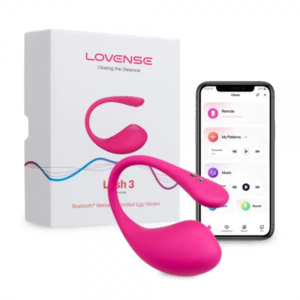 Lovense Lush 3 - Egg Vibe Vibruojantis kiau&scaron;inėlis &ndash; nuotrauka 5