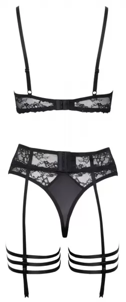 Cottelli lingerie Bra Suspender Set 80B/M Seksuali liemenėlė &ndash; nuotrauka 9