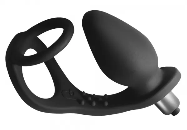 Rocks Off RO-ZEN-Black Vibruojantis analinis dildo &ndash; nuotrauka 2