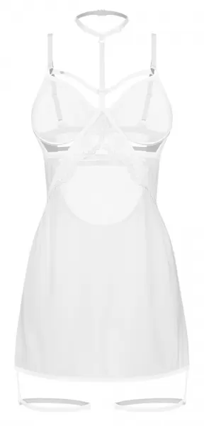 Obsessive obs Chemise white L/XL seksualūs naktiniai &ndash; nuotrauka 5