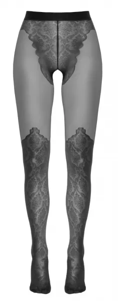 Cottelli legwear Crotchless Tights 2 Prisegamos kojinės &ndash; nuotrauka 7