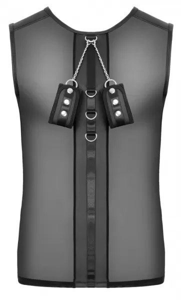 Svenjoyment Bondage Men's Shirt and Cuffs 2XL seksualūs vyri&scaron;ki mar&scaron;kinėliai &ndash; nuotrauka 8