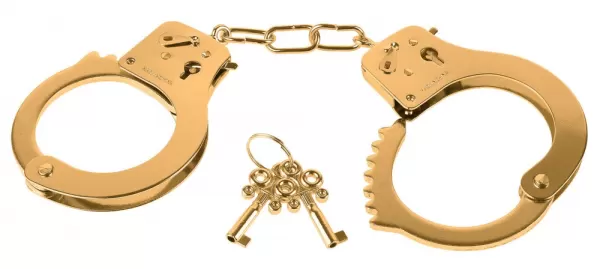 Fetish Fantasy Gold ffs Gold Metal Cuffs Sekso antrankiai porai &ndash; nuotrauka 2