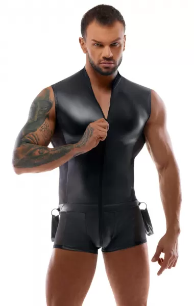Svenjoyment Bondage Men's Jumpsuit&Cuffs S vyri&scaron;kas seksualus kombinezonas &ndash; nuotrauka 3