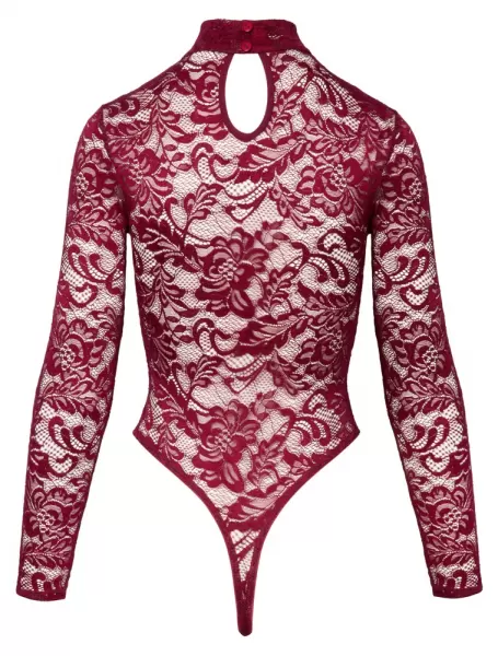 Cottelli lingerie Lace Body red M glaustinukė &ndash; nuotrauka 6