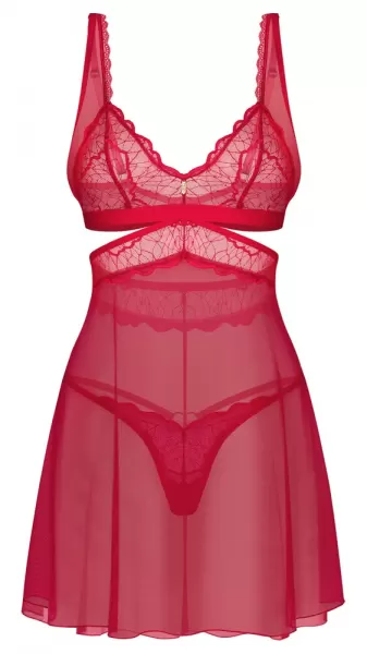 Obsessive obs Babydoll L/XL seksualūs naktiniai &ndash; nuotrauka 3
