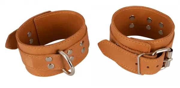 Zado Leather Cuffs natural pančiai, virvė, antrankiai &ndash; nuotrauka 2
