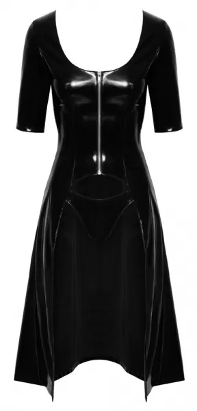 Black Level Vinyl Coat Dress M Seksuali lateksinė apranga &ndash; nuotrauka 8