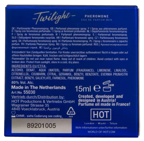 Hot Twilight Pheromon men 15ml prekė suaugusiems &ndash; nuotrauka 3