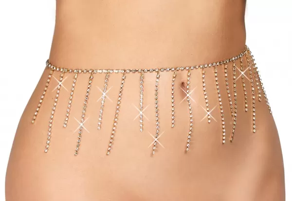 Cottelli accessoires Bikini Chain Rhinestones Seksuali juvelyrika &ndash; nuotrauka 3