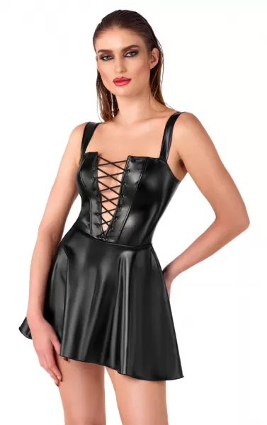 Noir Dress lacing M Seksuali suknelė &ndash; nuotrauka 2