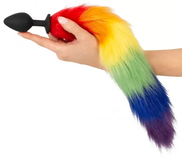 You2Toys Fluffy Tail Rainbow Analinis kai&scaron;tis &ndash; nuotrauka 5